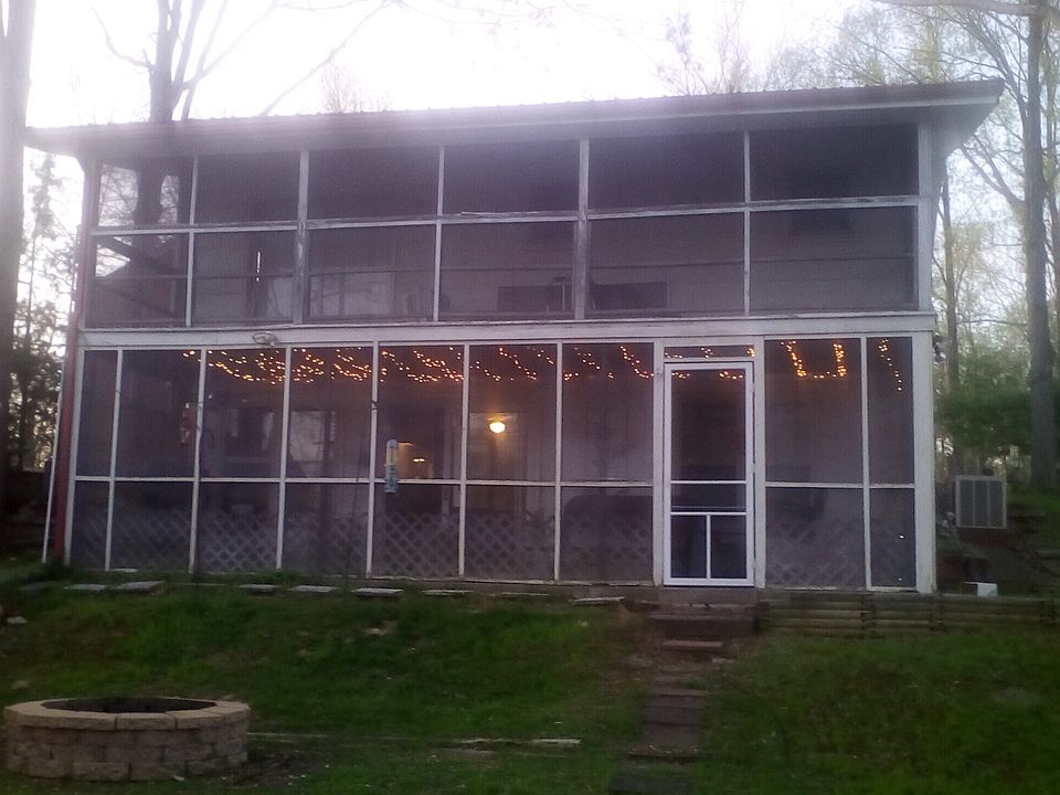 two huge screened in porches