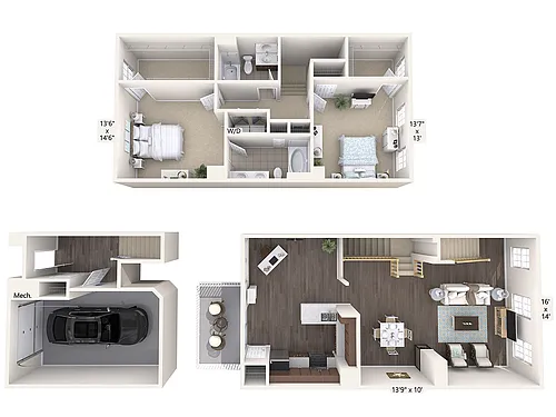 Floor plan B3TG-S