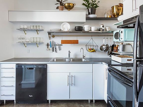 Open plan kitchen