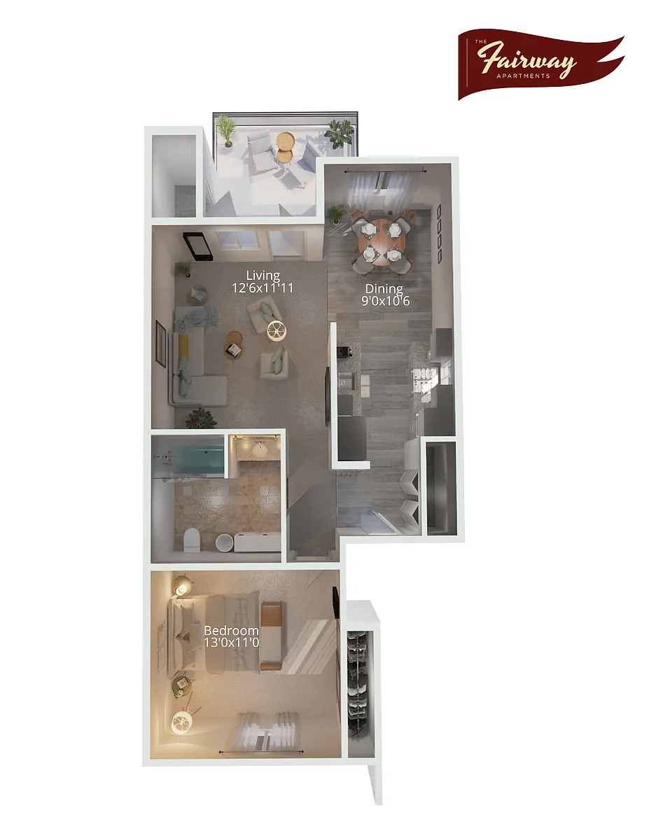 Floor plan Hole in One (ADA)