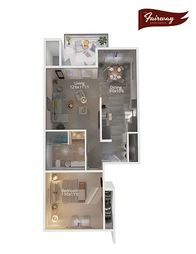 Floor plan Hole in One (B)