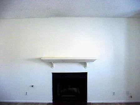 LR decorative fireplace