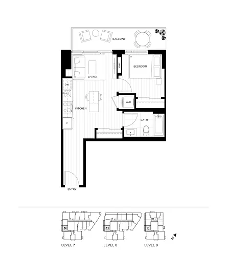 Floor plan T1-0714