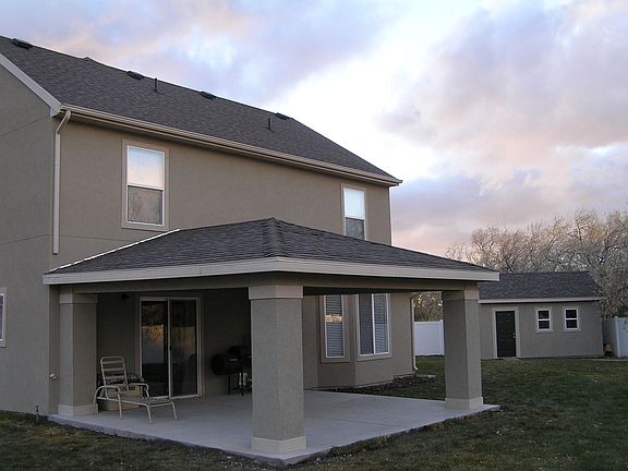 Back of house and shed