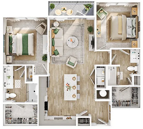 Floor plan B7