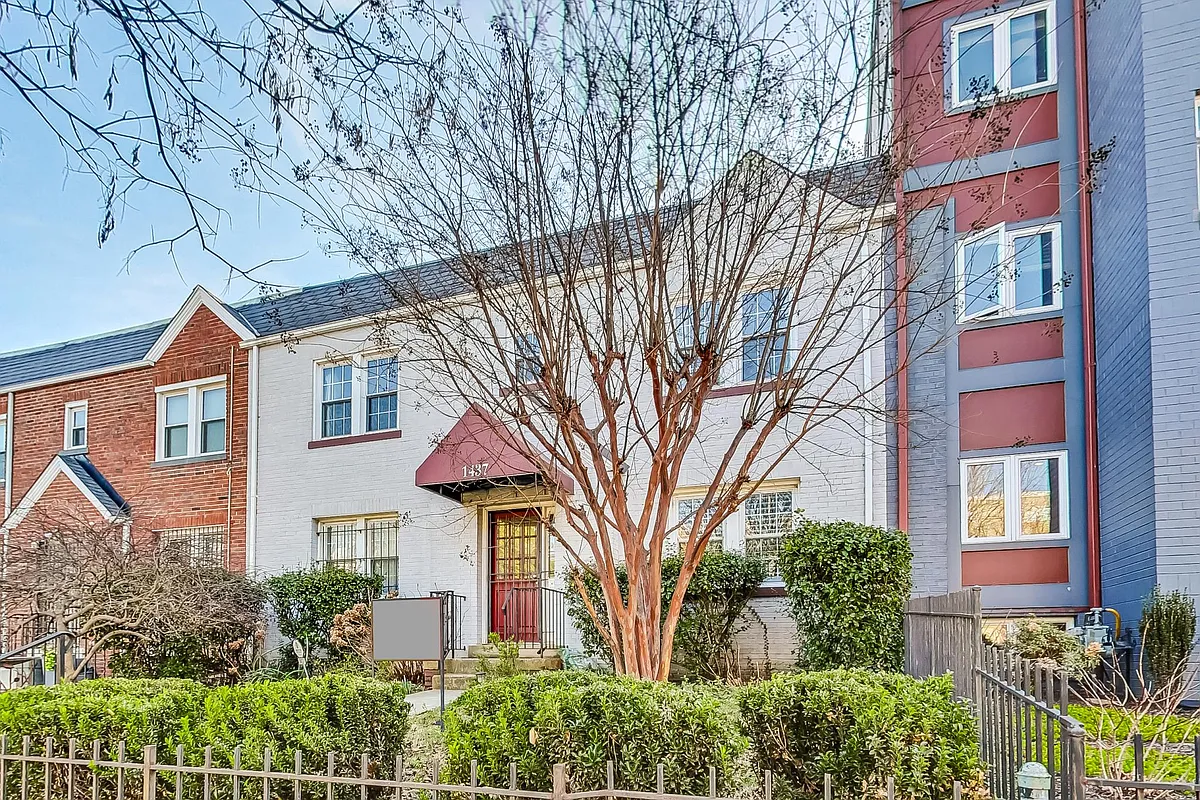 Fully landscaped front yard - 1437 K St SE #2