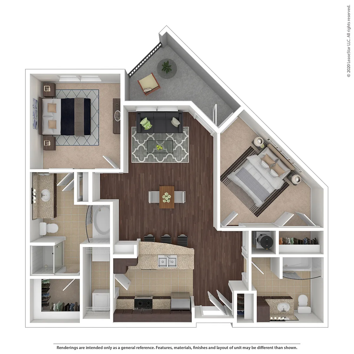 Floor plan 2B