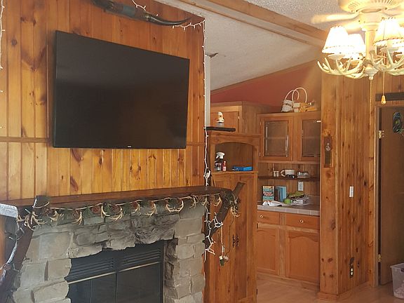 Fireplace in living room
