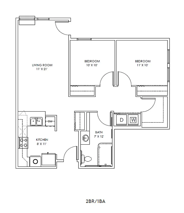 Floor plan 2X1