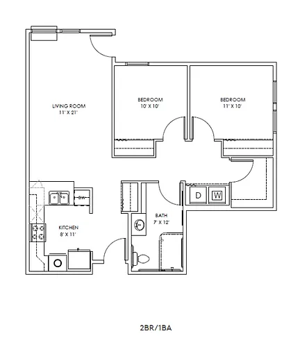 Floor plan 2X1