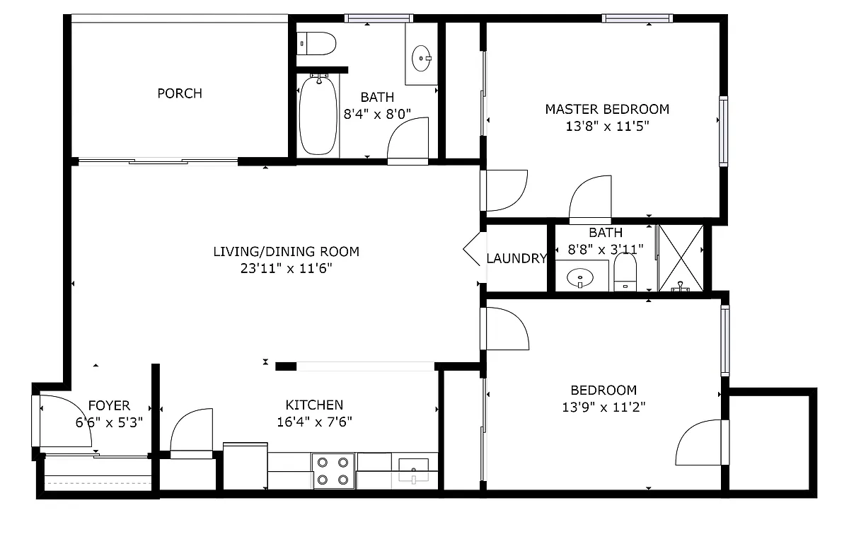 Floor plan Hickory