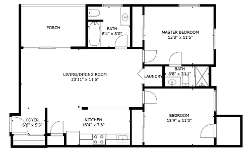 Floor plan Hickory