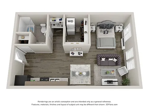 Floor plan Studio