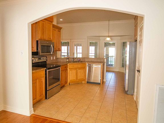 View from formal dining area