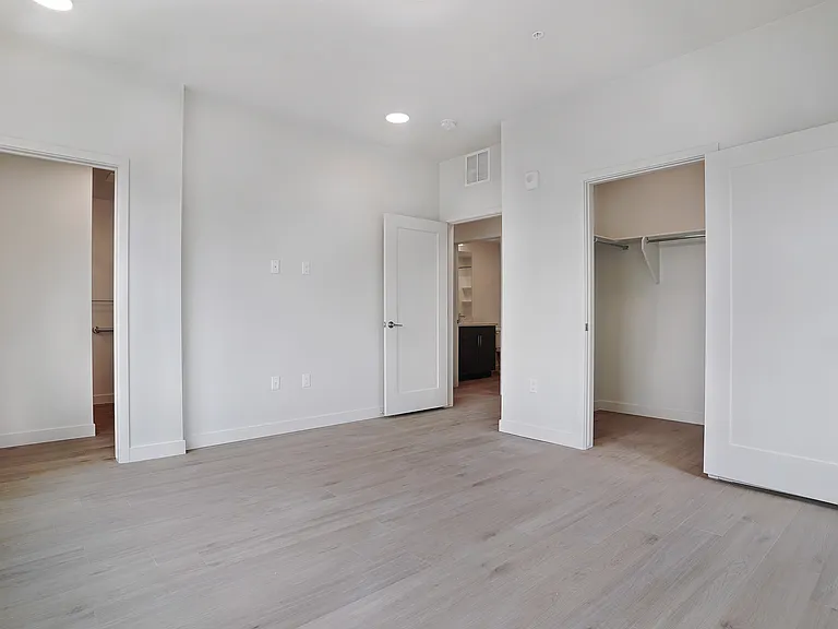 Bedroom with amazing closet space