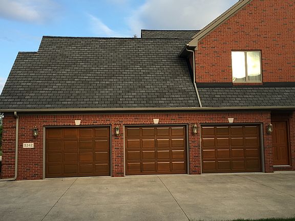 elegant redwood garage doors