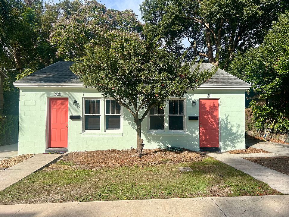 209 is the left unit in this duplex.