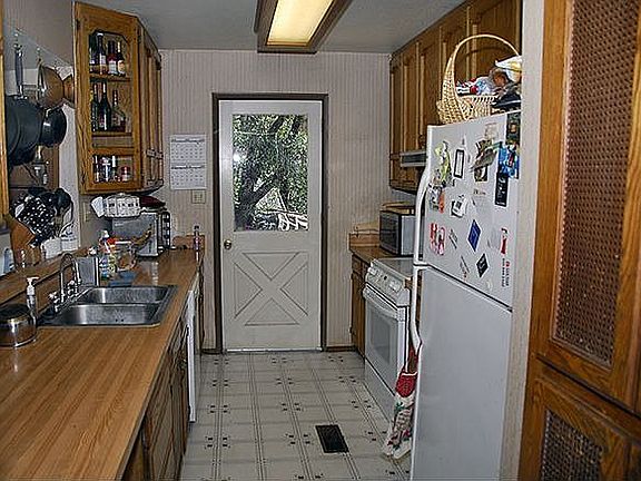 Galley style kitchen