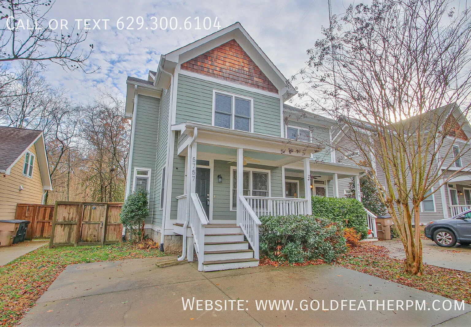 Coming Soon - Charming 2 Bed/2.5 Bath Home for Rent w/ Office in West Nashville offered by GOLDfe... — Photo 1