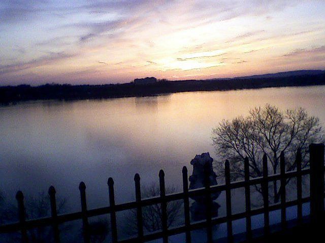 Sunset on roof top deck