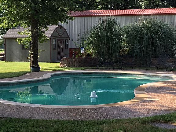 Gunite Pool and Garden Shed