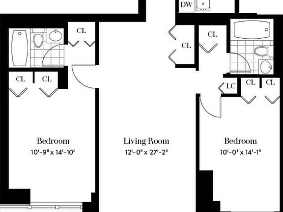2nd image of 124 W 60th St APT 10N