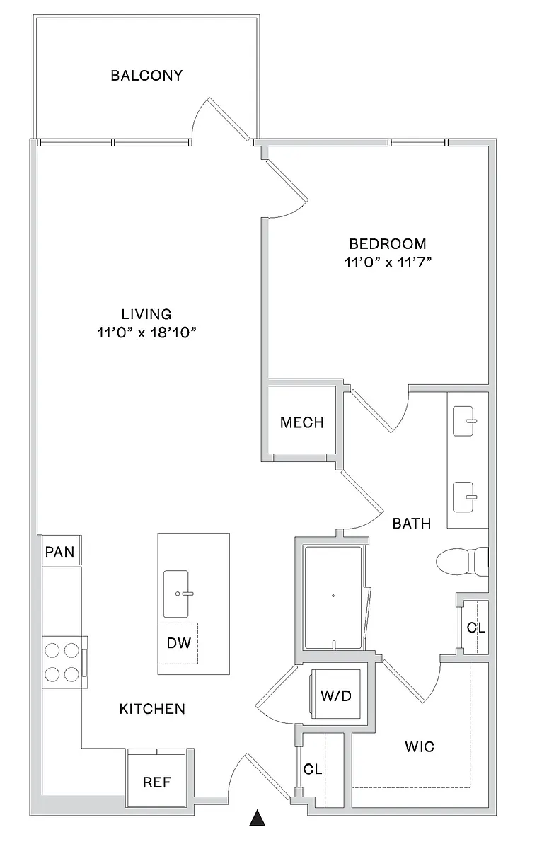 Floor plan A2B