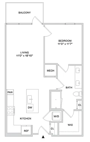 Floor plan A2B