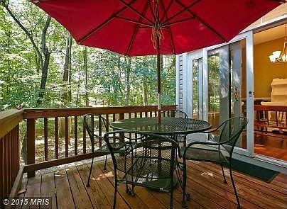 Deck off the kitchen