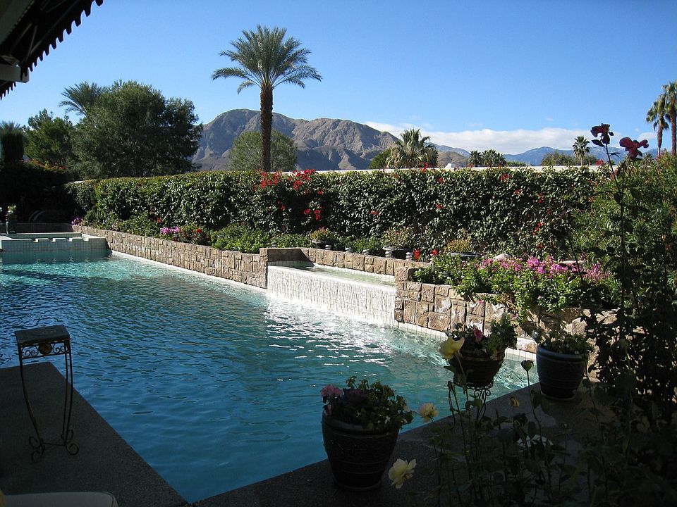 Private swimmer's pool & spa with lovely mountain views. 