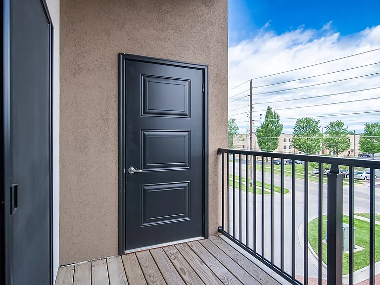 Private Balcony & Outdoor Storage Closet Private Balcony & Outdoor Storage Closet