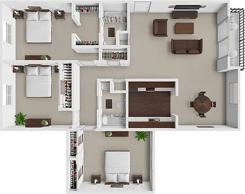 Floor plan Aronoff