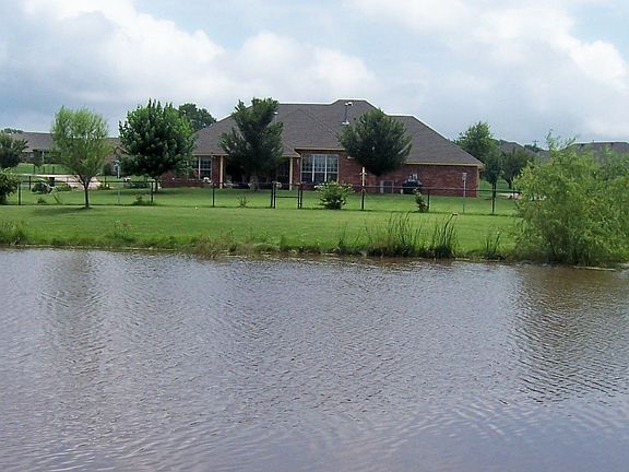 Back view over pond