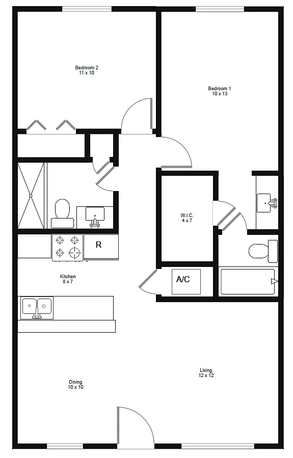 Floor plan B1