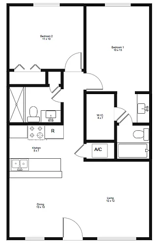 Floor plan B1