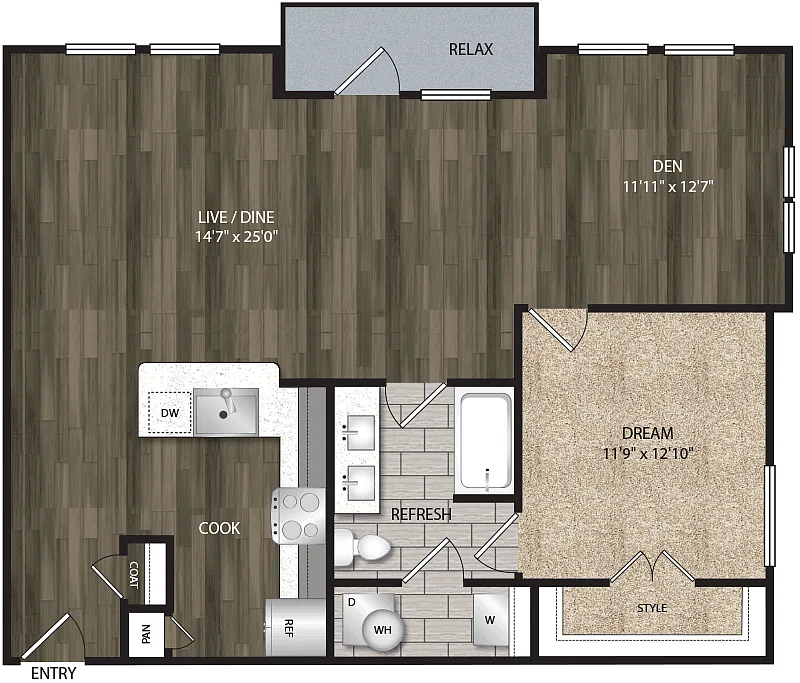 Floor plan A1F