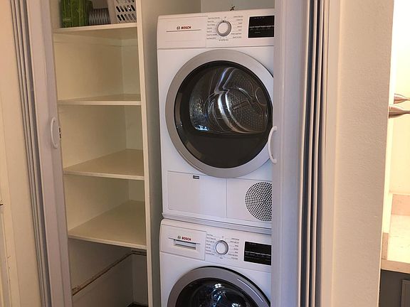 In-Unit Bosch Washer and Dryer