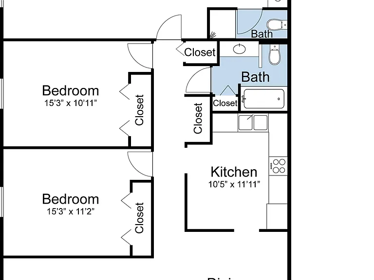 3 Bed 2 Bath 3 Bed 2 Bath