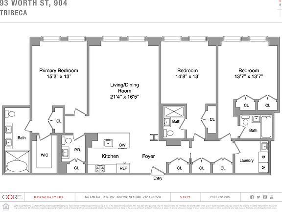 2nd image of 93 Worth St Suite 904