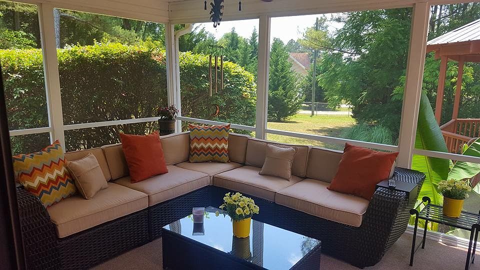 Screen Porch off Master Bedr