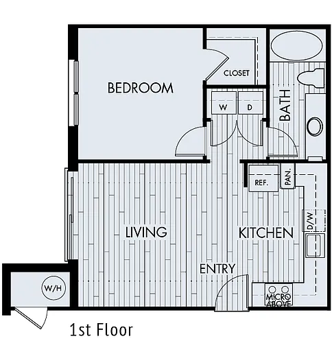 Floor plan Zenith Plan 1A