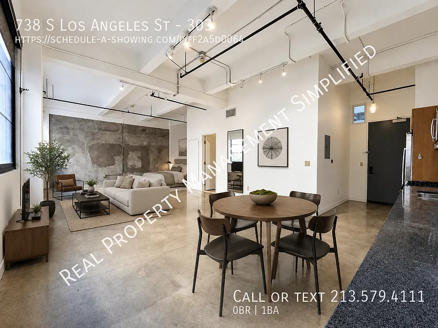 Spacious Historic DTLA Loft with Rooftop Pool, In-Unit Laundry & Parking — Photo 4