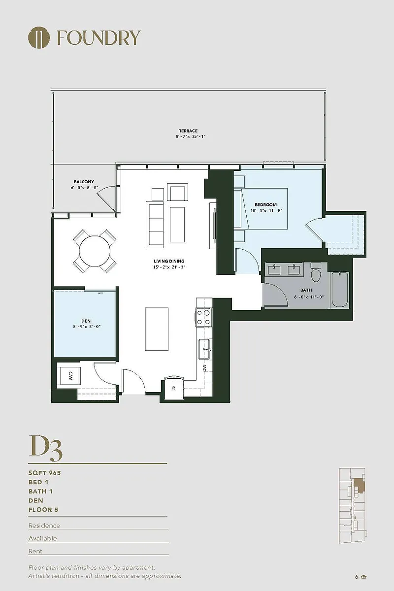 Floor plan D3t