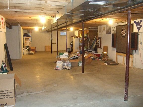 FULL basement ready to be finished.