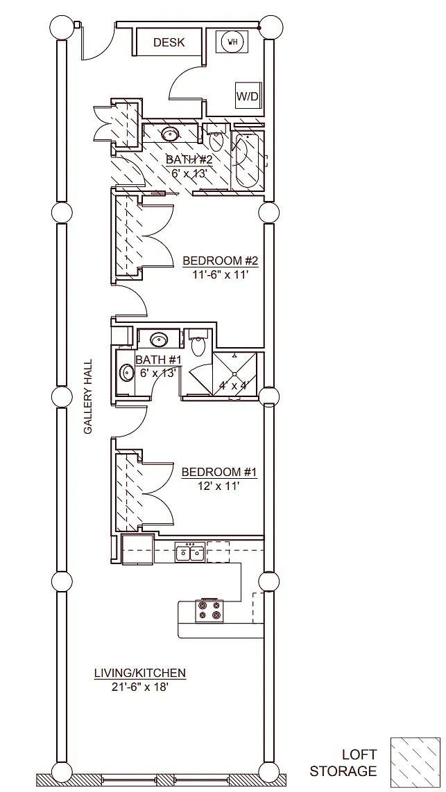 Floor plan Lindell II