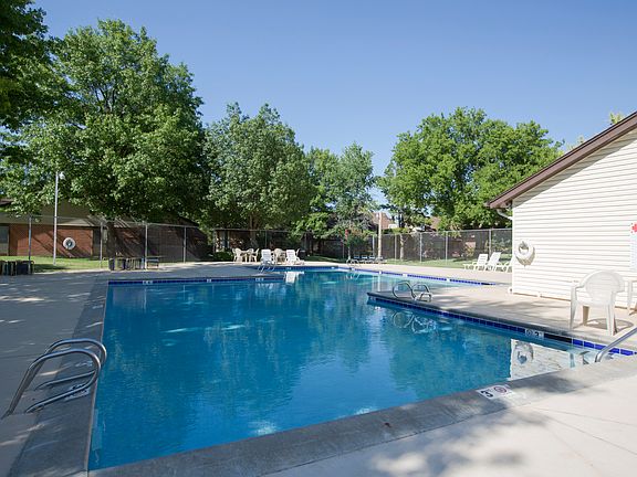 Home comes with pool access