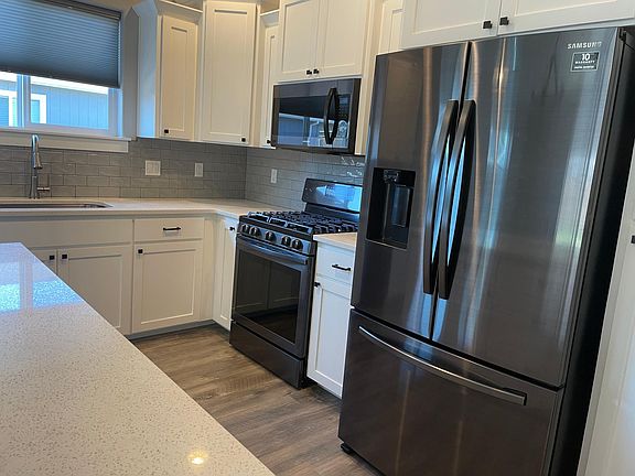 Fridge is furnished for tenant use.