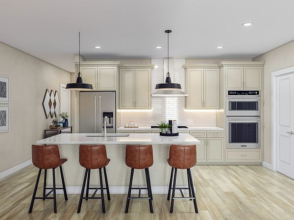 Kitchen Overlooks Gathering Room