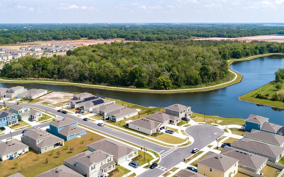 Aerial view of Storey Creek