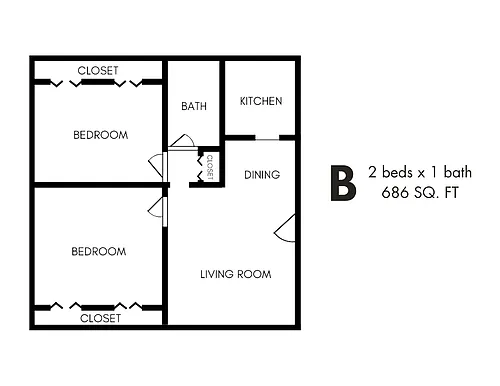 Floor plan 2X1